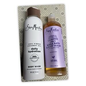 Shea Moisture Body Wash, 2 Bottles